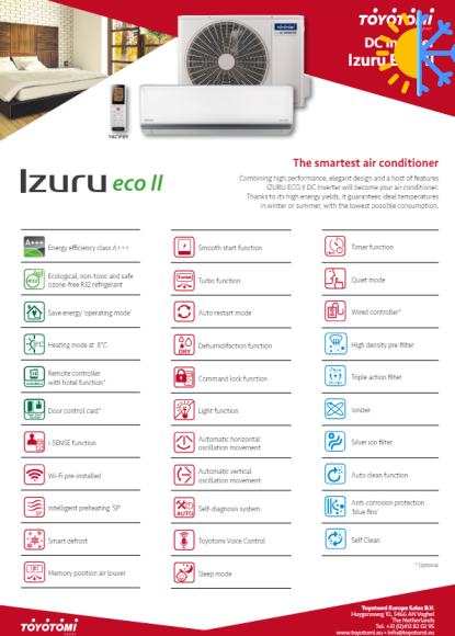 Toyotomi IZURU TRN/TRG 2256ZR wi-fi A+++