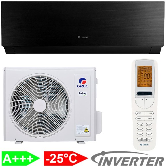 Инверторный кондиционер Gree GWH09AUCX Clivia Black