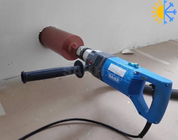 Алмазное бурение отверстий Ø 62-72