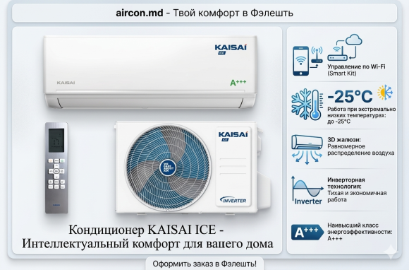 KAISAI ICE White 24000 BTU