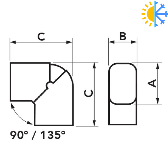 Curba reglabila canal EXCELLENS CPS 60-EXC